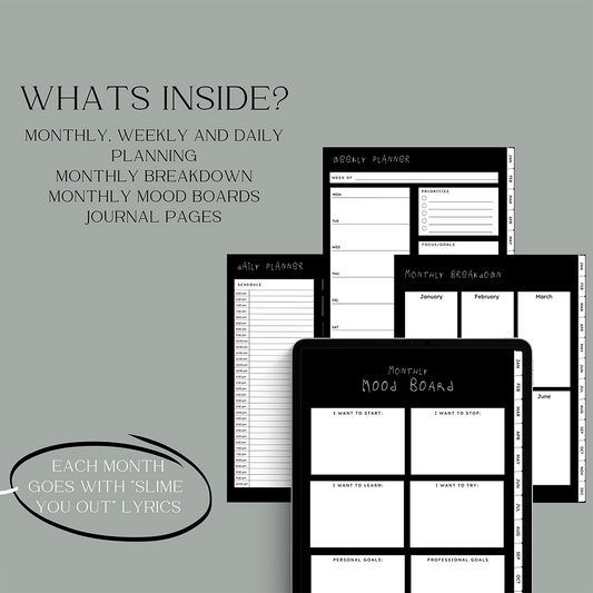 For All The Months 2024 Digital Planner